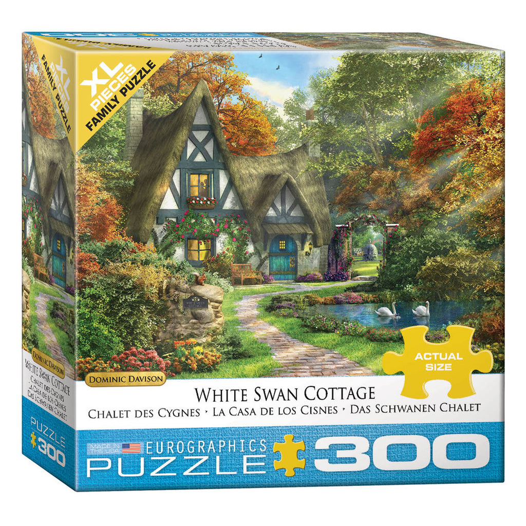 White Swan Cottage 300-Piece Puzzle