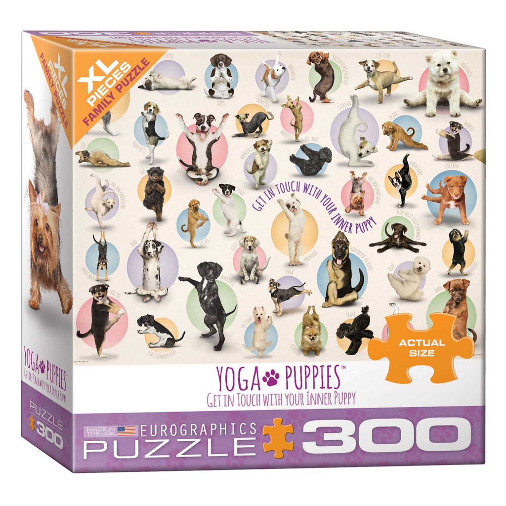 Yoga Puppies 300-Piece Puzzle