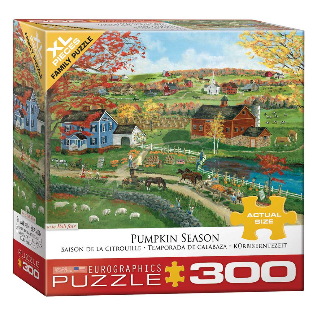 Pumpkin Season 300-Piece Puzzle