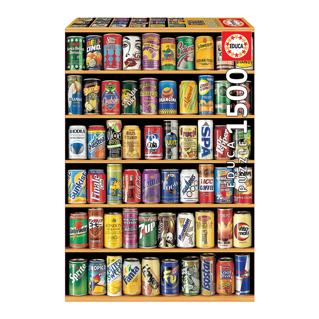 Soft Drink Cans 1500-Piece Puzzle
