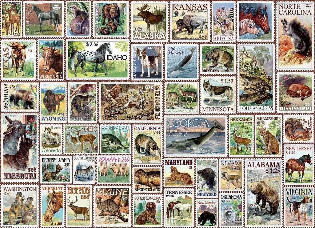Animals of North America 500-Piece Puzzle