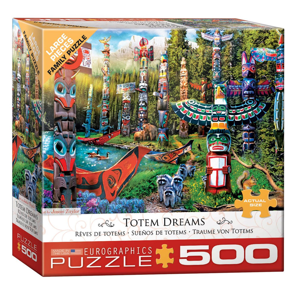 Totem Dreams 500-Piece Puzzle
