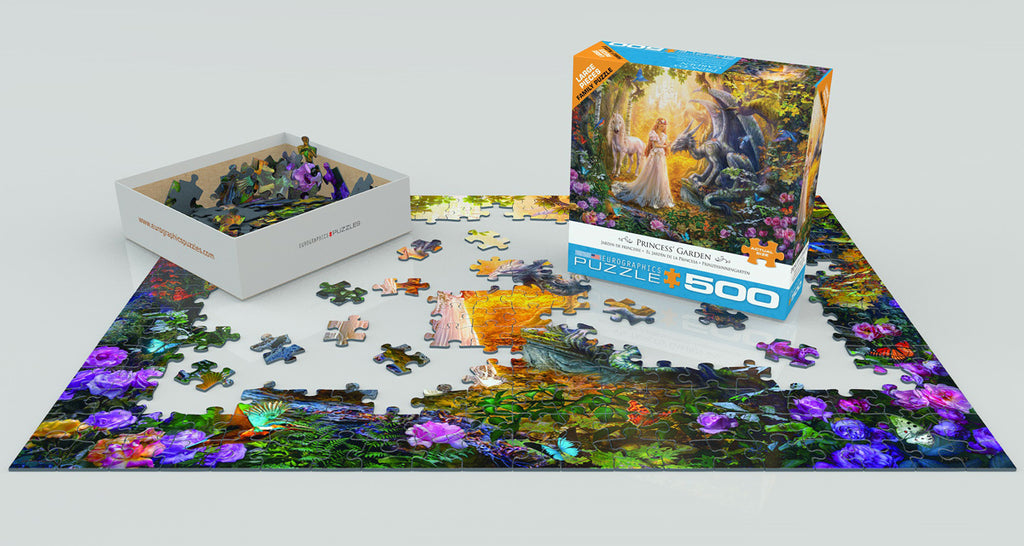 Princess Garden 500-Piece Puzzle