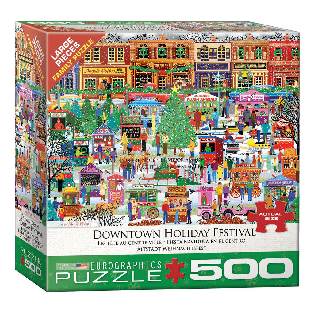 Downtown Holiday Festival 500-Piece Puzzle