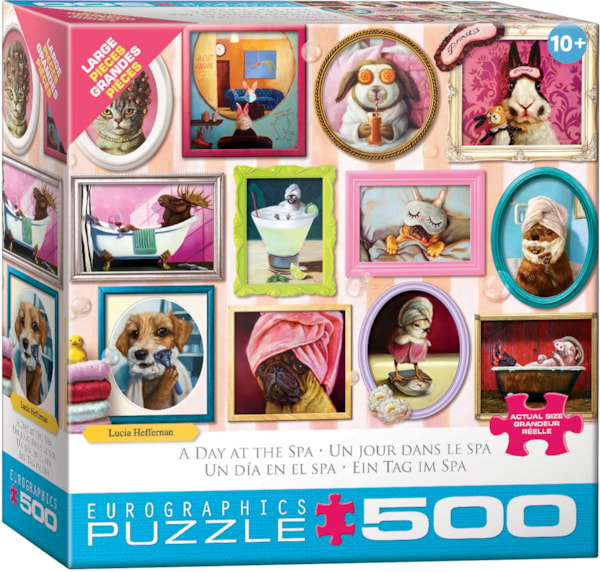 A Day at the Spa 500-Piece Puzzle