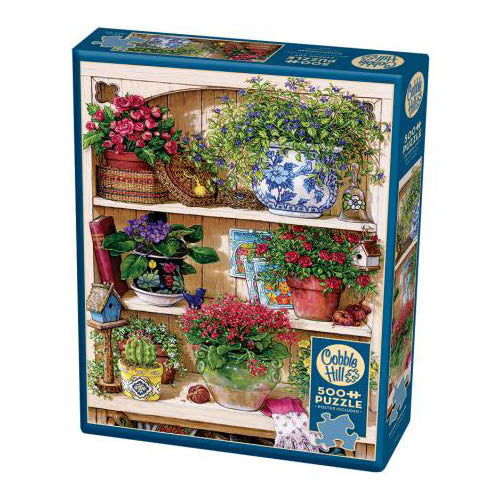 Flower Cupboard 500-Piece Puzzle