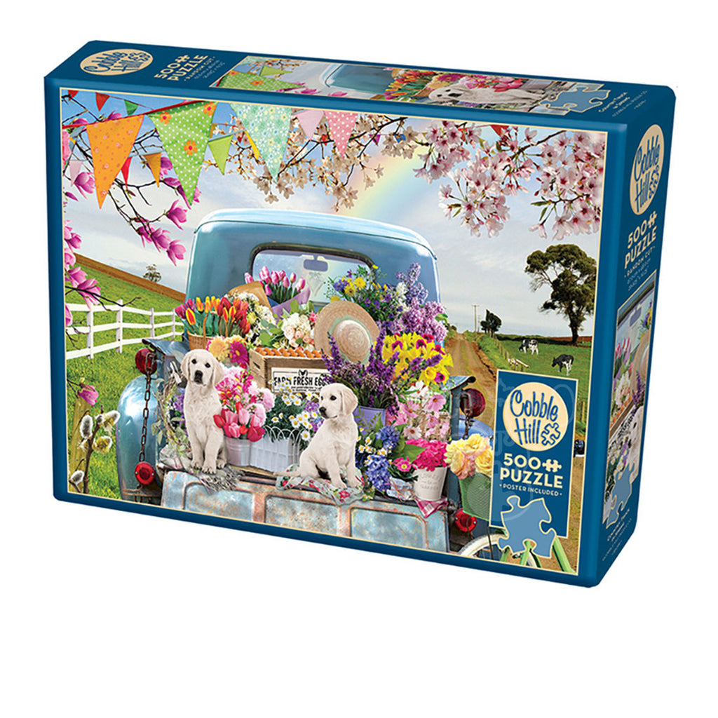 Country Truck in Spring 500-Piece Puzzle