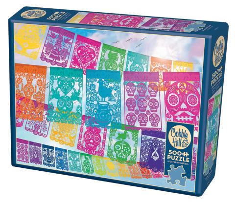 Papel Picado 500-Piece Puzzle OLD BOX