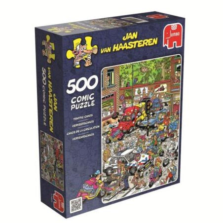 Scooter Scramble 500-Piece Puzzle