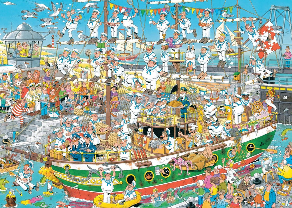 Tall Ships Chaos 1000-Piece Puzzle
