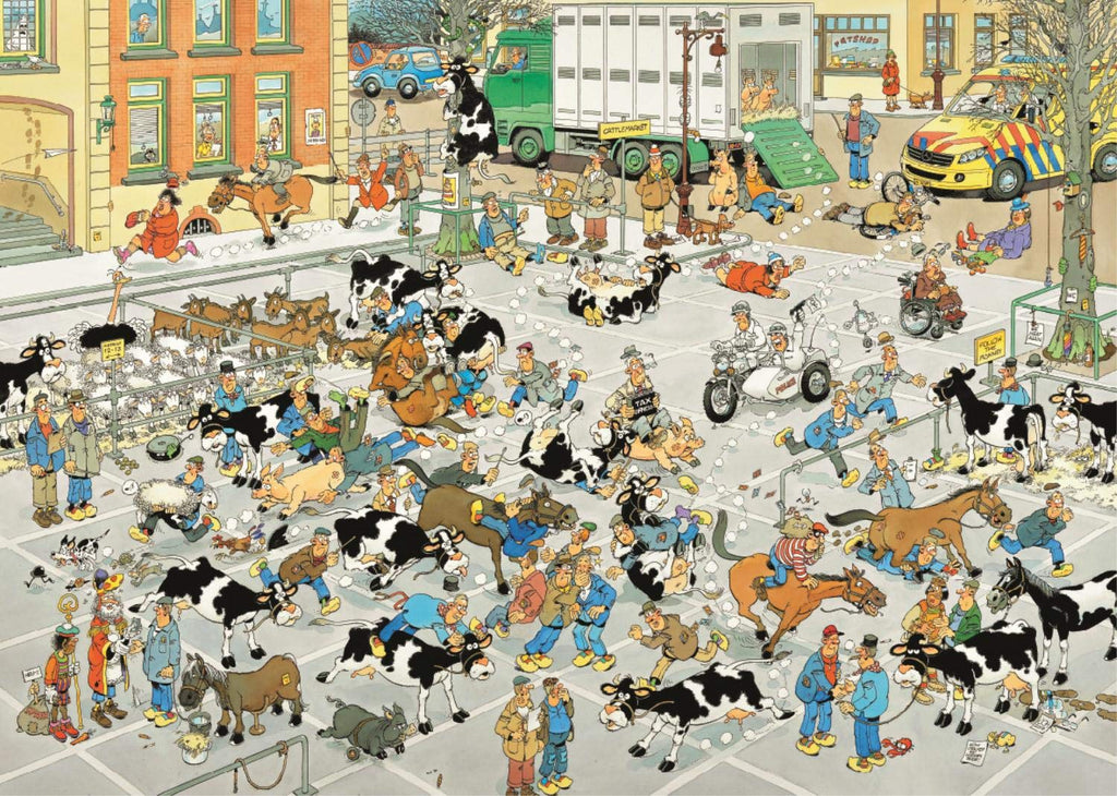 The Cattle Market 1000-Piece Puzzle