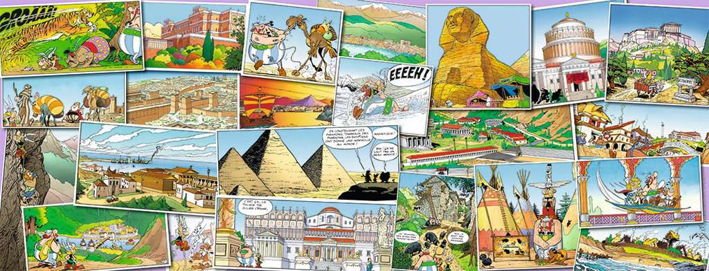 Les voyages d'Astérix<br>Casse-tête de 1000 pièces