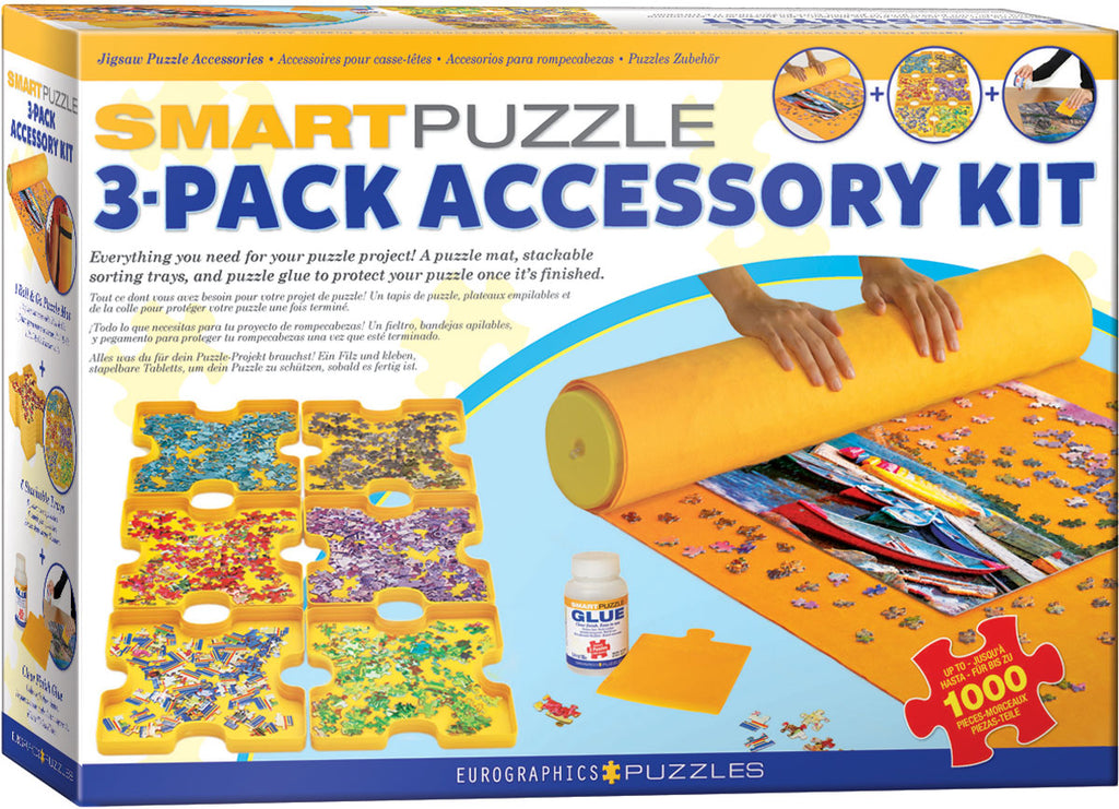 Jumbo Portapuzzle Puzzle Tapis Accessoires Jigsaw Plateaux, Sorters