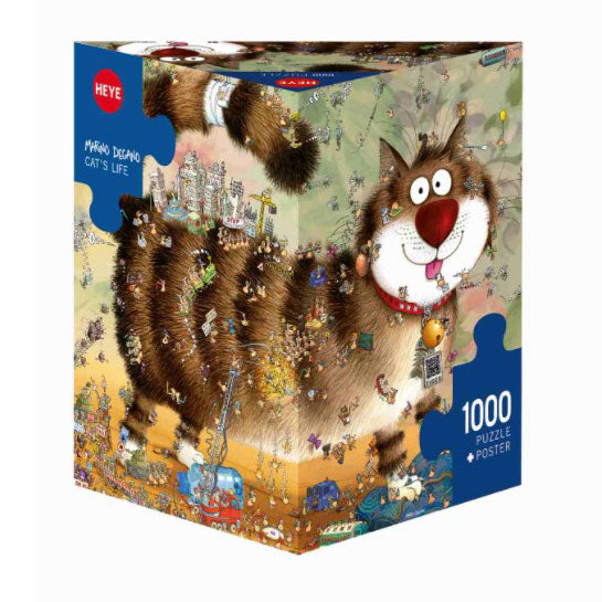 Cat's Life 1000-Piece Puzzle