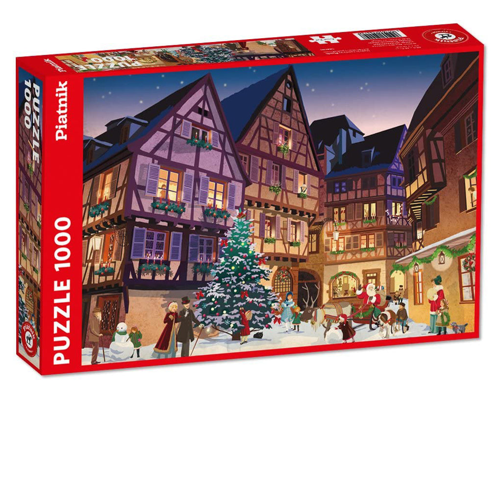 Vintage Christmas Village 1000-Piece Puzzle