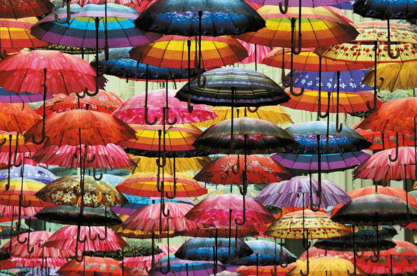 Parapluies festifs<br>Casse-tête de 1000 pièces 