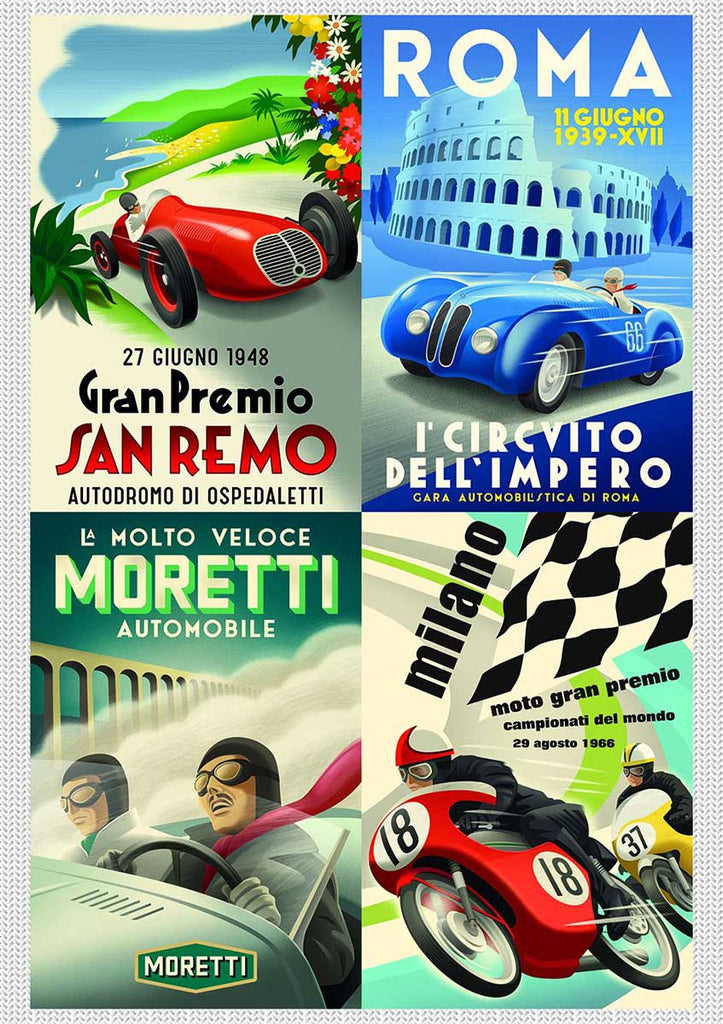 Classic Italian Cars 1000-Piece Puzzle