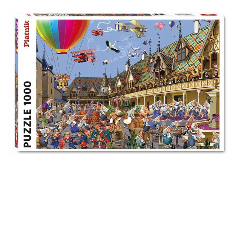 Wine Auction in Beaune 1000-Piece Puzzle