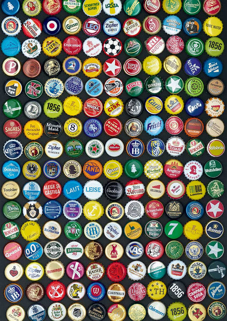 Bottle Caps 1000-Piece Puzzle