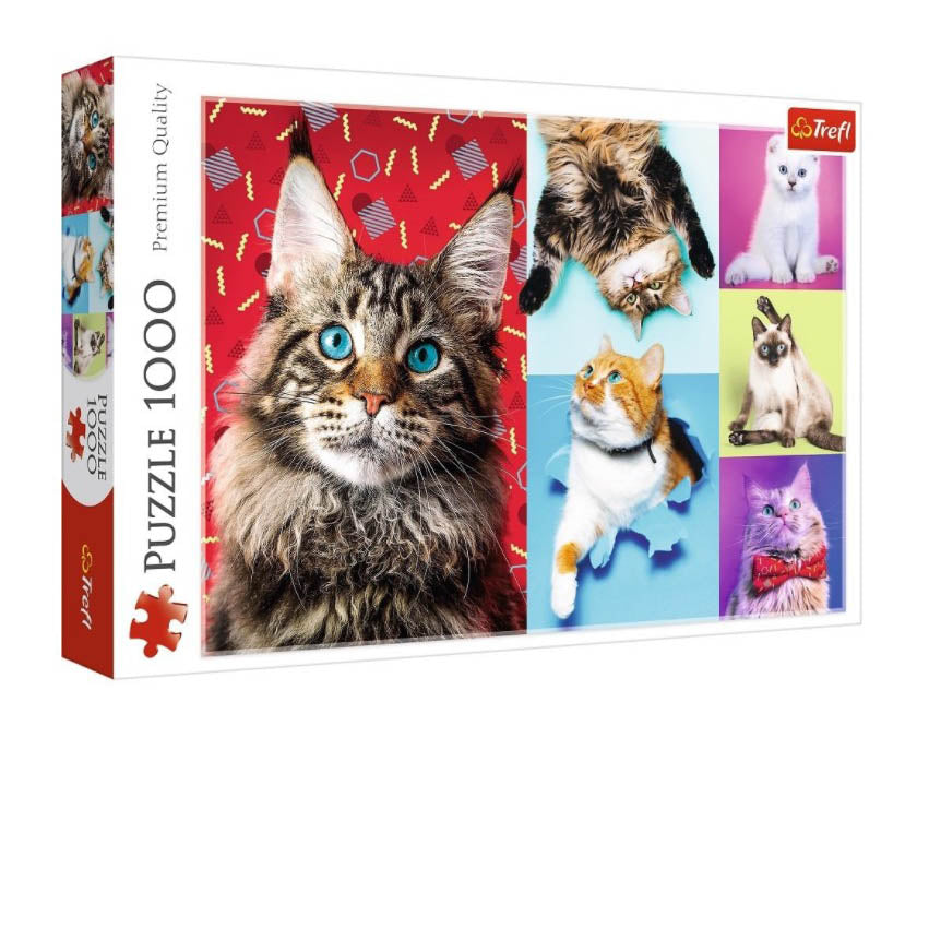 Happy Cats 1000-Piece Puzzle