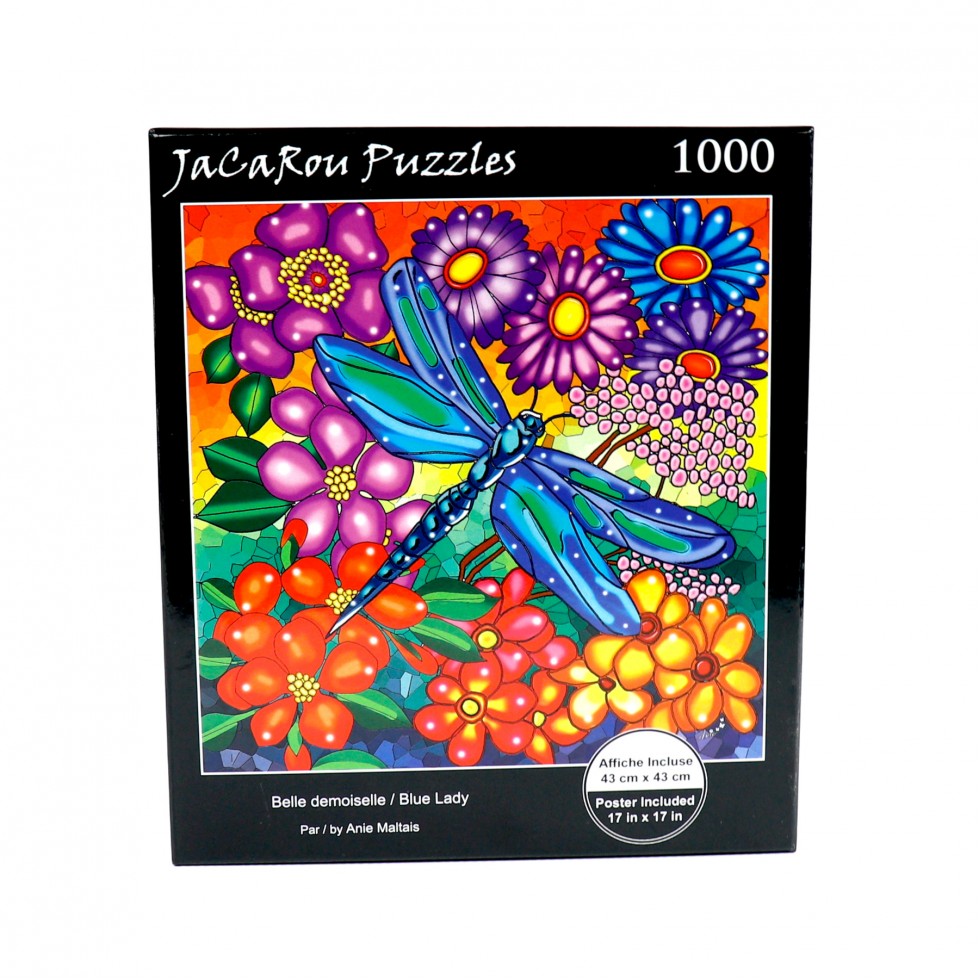 Blue Lady 1000-Piece Puzzle