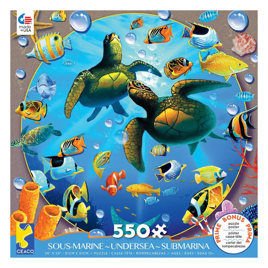 Honu Paradise 550-Piece Puzzle