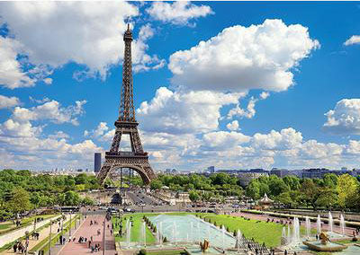 Eiffel Tower in Summer 1000-Piece Puzzle