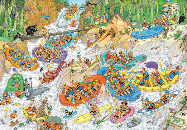 Wild Water Rafting 3000-Piece Puzzle
