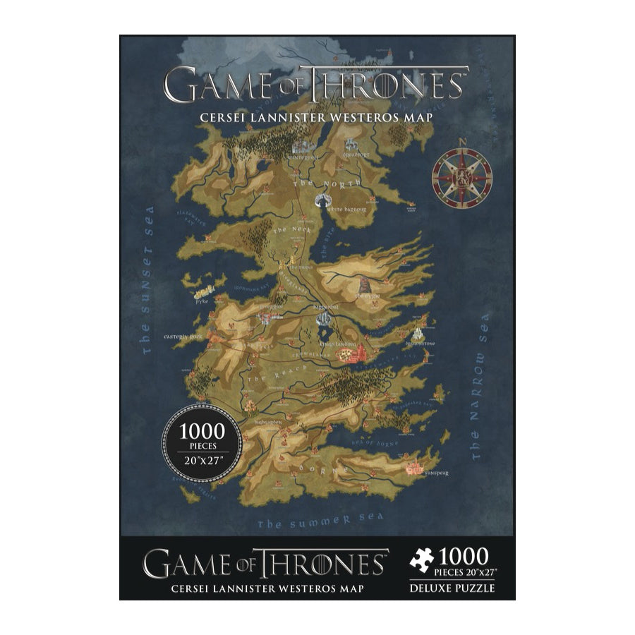 <p>Carte de Westeros<br />
Casse-t&ecirc;te de 1000 pi&egrave;ces</p>
