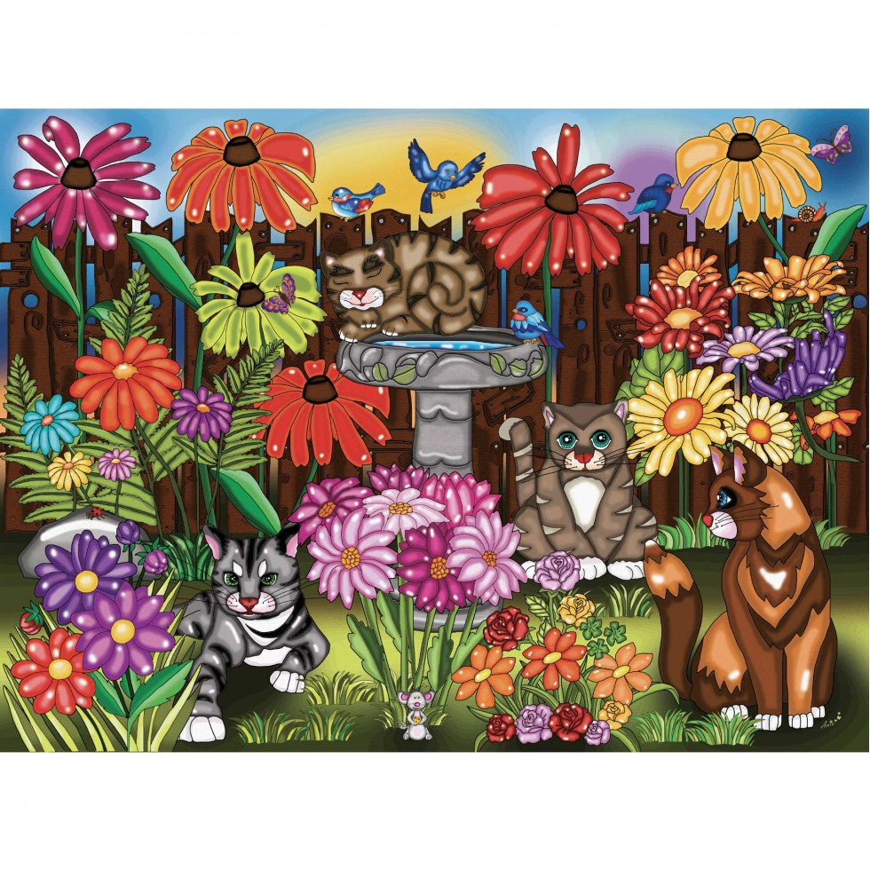 Garden Cats 1000-Piece Puzzle