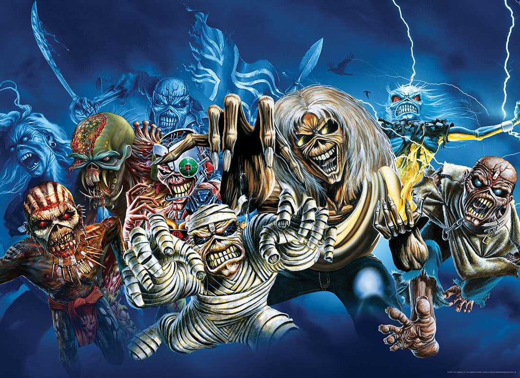 Iron Maiden - The Faces of Eddie 1000-Piece Puzzle