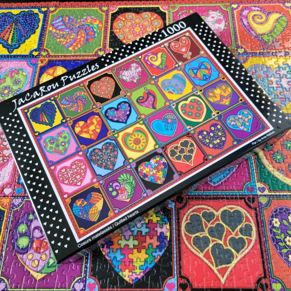 Quilted Hearts 1000-Piece Puzzle