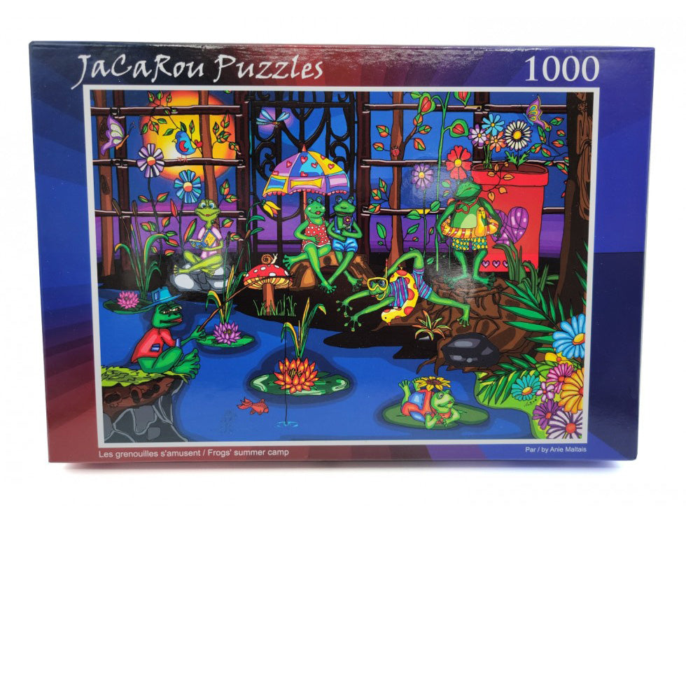 Frogs' Summer Camp 1000-Piece Puzzle
