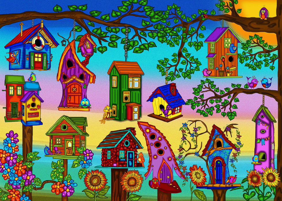 The Bird Houses 1000-Piece Puzzle