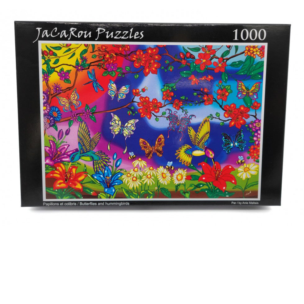 Butterflies & Hummingbirds 1000-Piece Puzzle