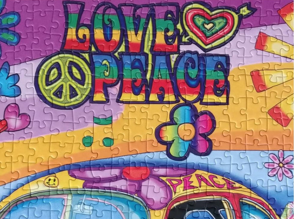 Peace and Love 1000-Piece Puzzle