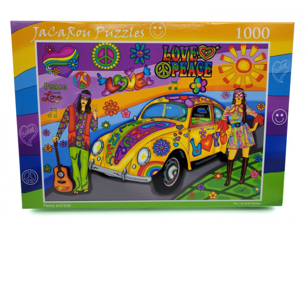 Peace and Love 1000-Piece Puzzle