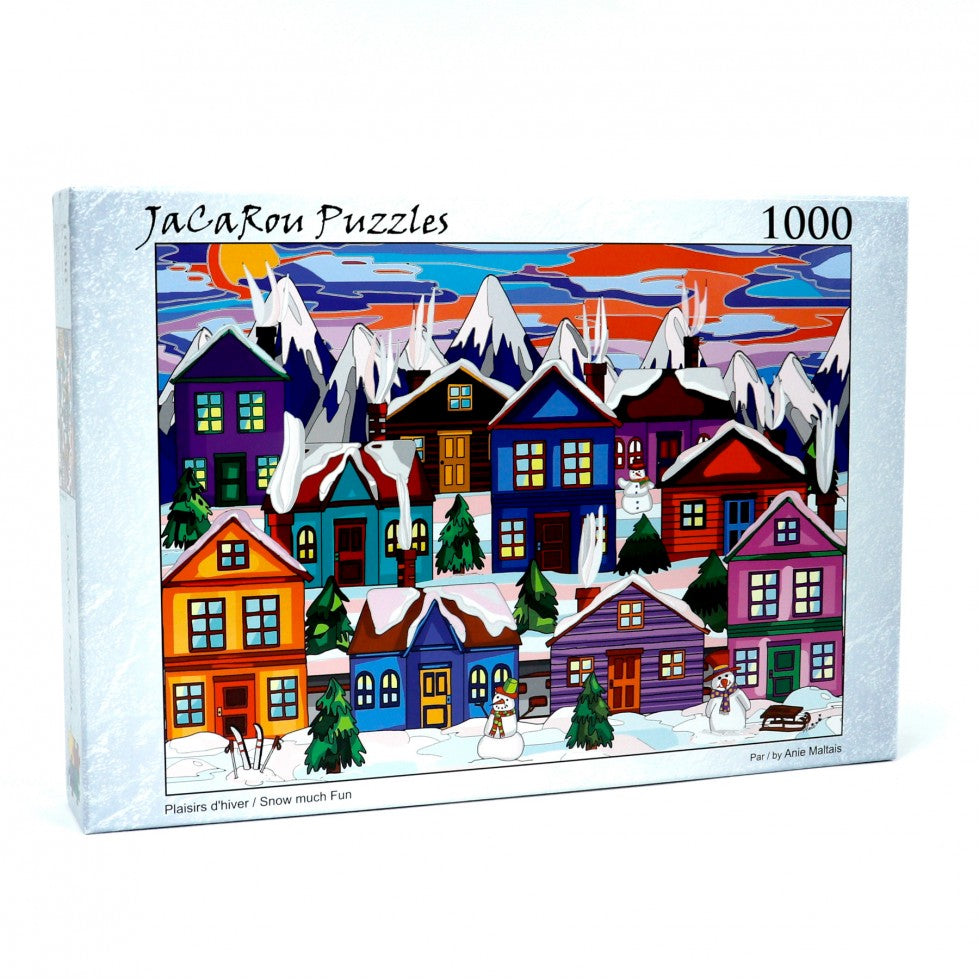 Snow much fun 1000-Piece Puzzle