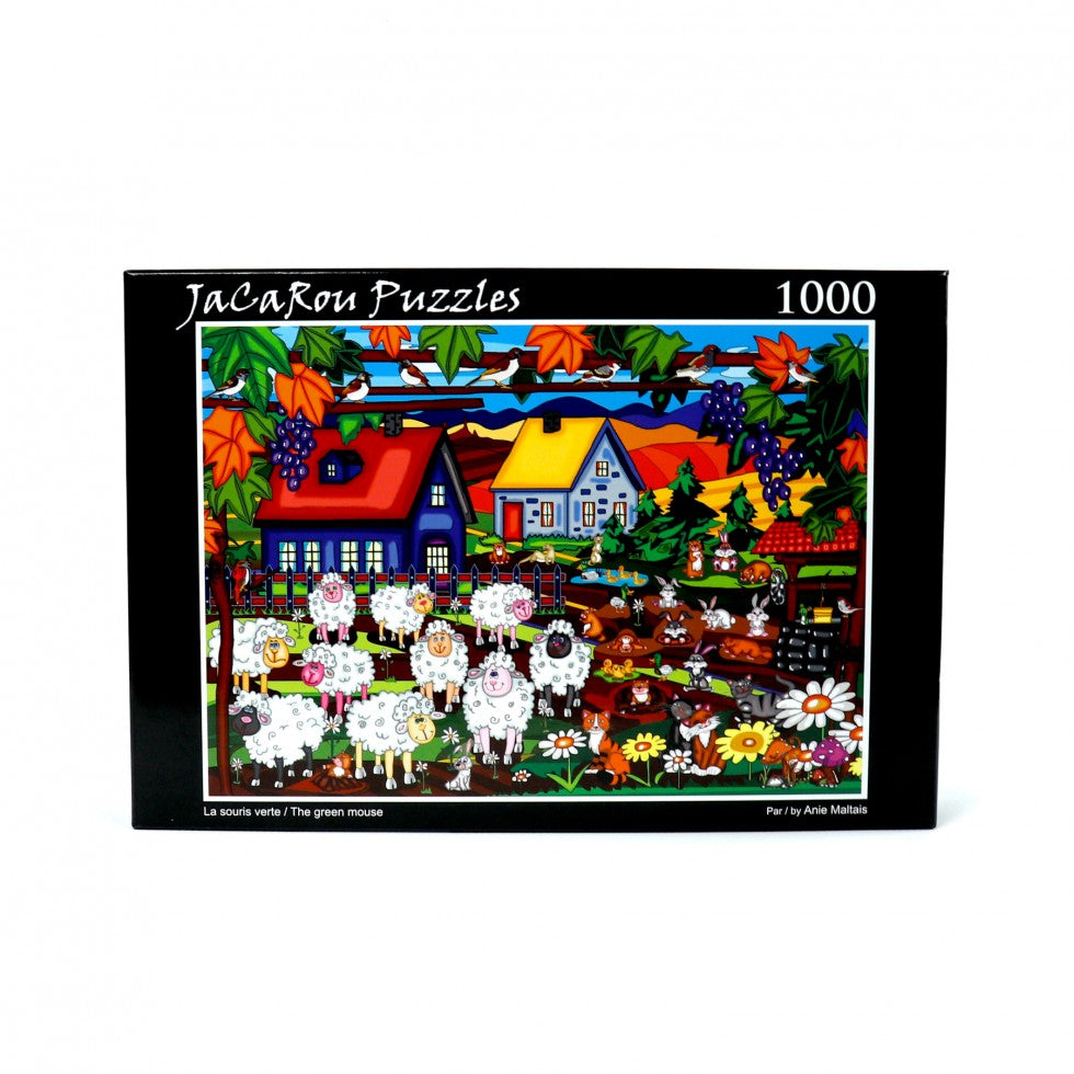 The green Mouse 1000-Piece Puzzle