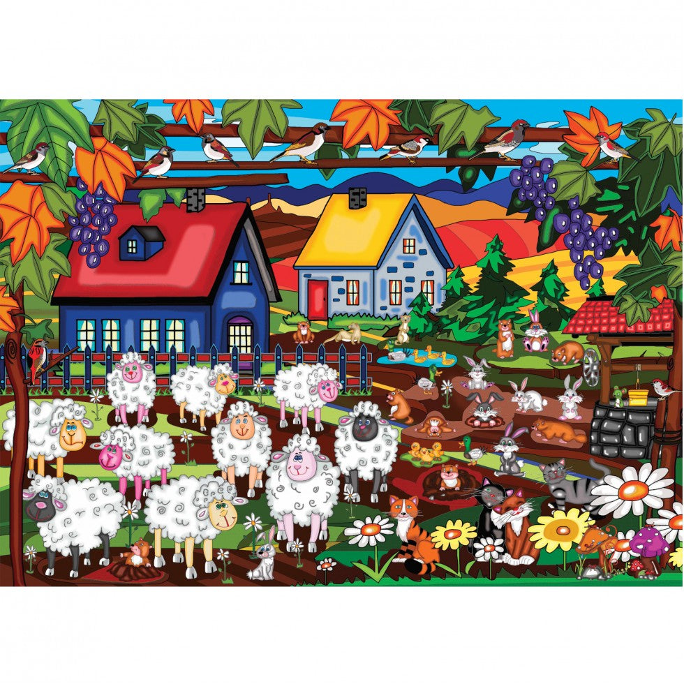 The green Mouse 1000-Piece Puzzle