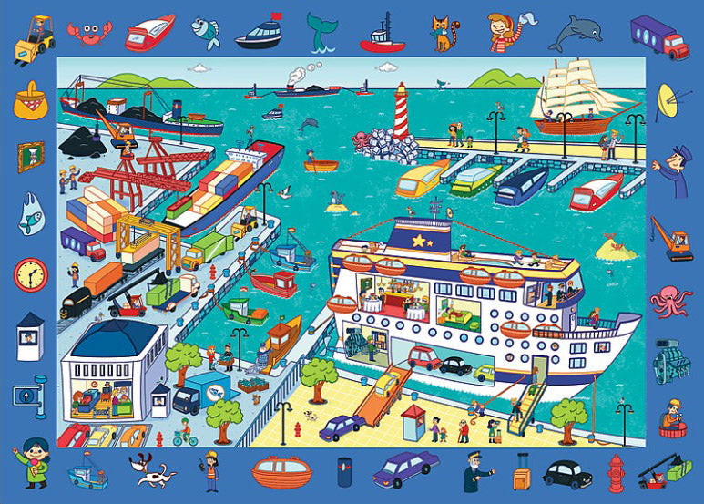 City Port - Observation 70-Piece Puzzle