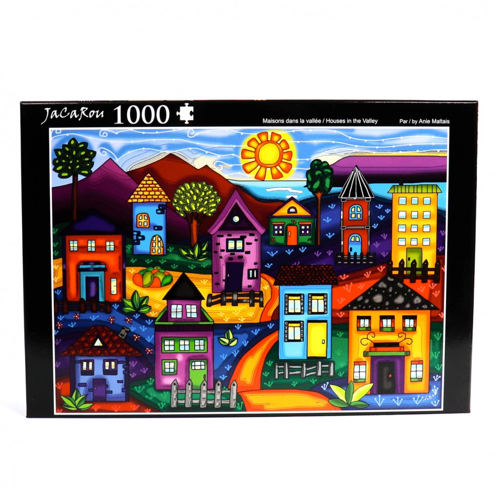 Houses in the Valley 1000-Piece Puzzle