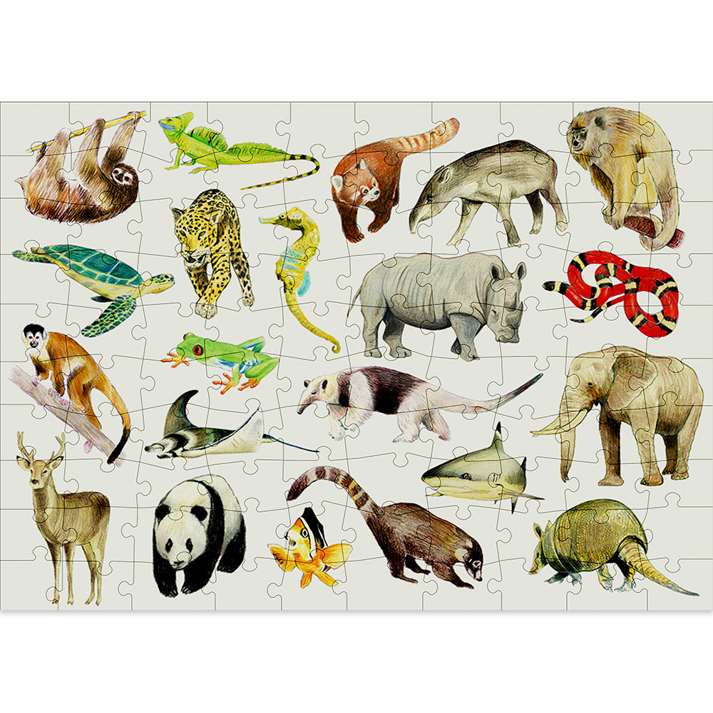 Animals<br>Casse-tête de 100 pièces 