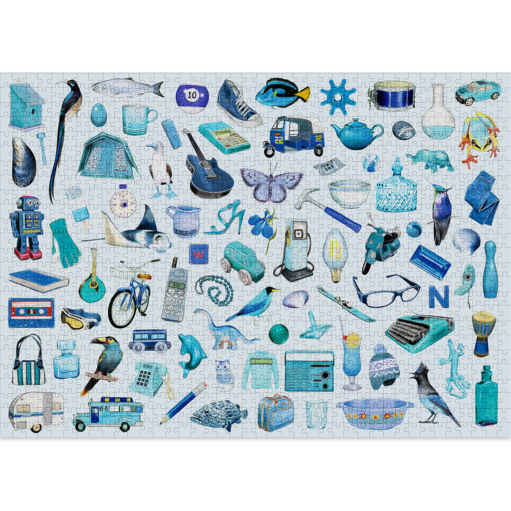 Blue 1000-Piece Puzzle