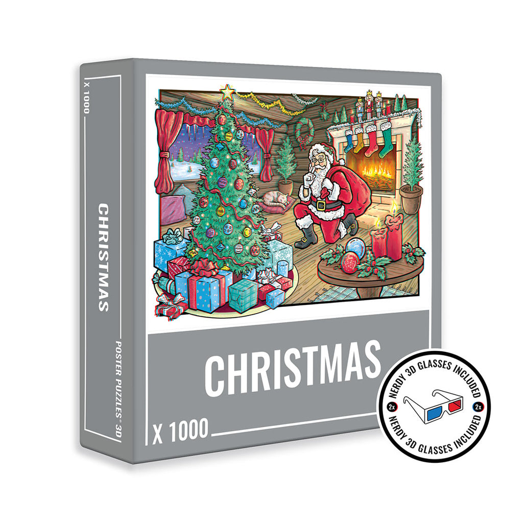 Christmas 3D 1000-Piece Puzzle