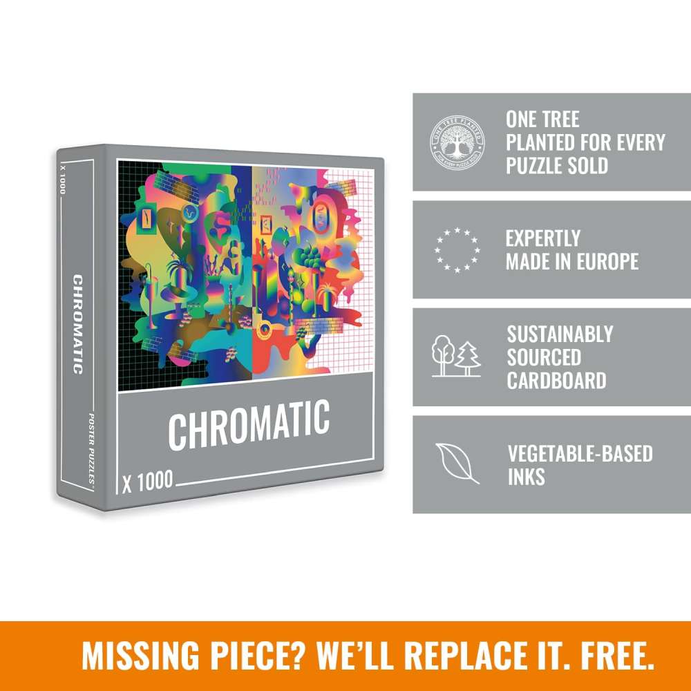 Chromatic 1000-Piece Puzzle