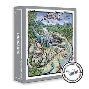 Dinosaurs 3D 500-Piece Puzzle