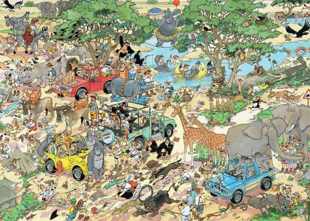 Safari & The Storm 2x1000-Piece Puzzles