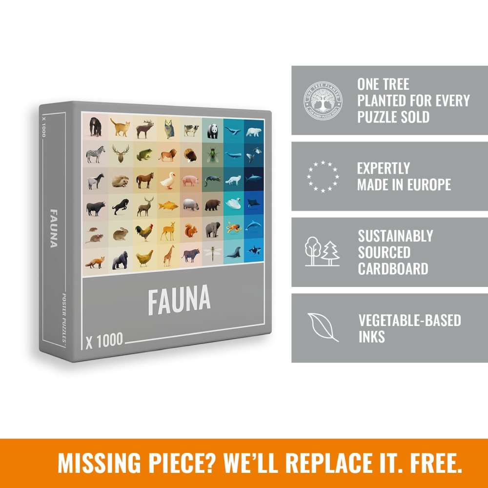 Fauna 1000-Piece Puzzle