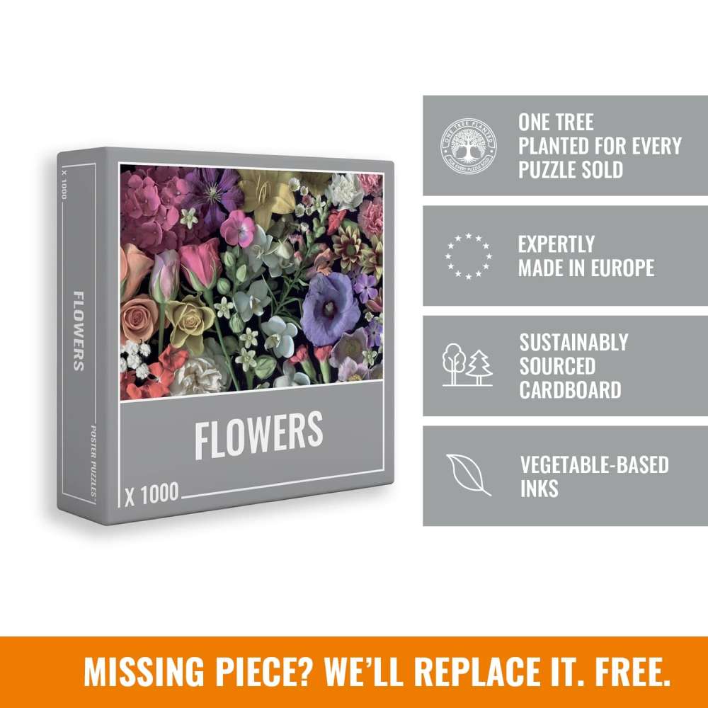 Flowers 1000-Piece Puzzle